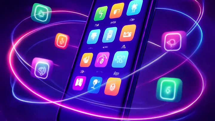 TK3666 COM Sleek smartphone floating in space